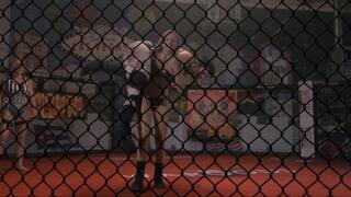 Irene Silver vs Lora Cross Battle in the Cage