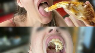 PIZZA WITHOUT AN MASK Fetish food