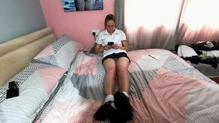 Neck Squeezed Until Face Goes Purple 2