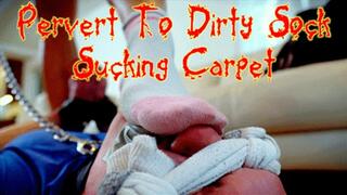Pervert To Dirty Sock Sucking Carpet (HD 1080P MP4)