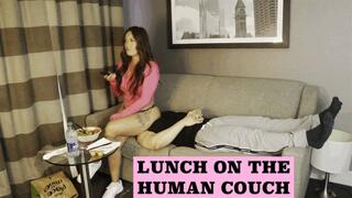 Goddess Jordyn - Eating Lunch On The Human Couch - {SD}