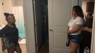 Ebony girl gets a hard spanking for taking the car part 70
