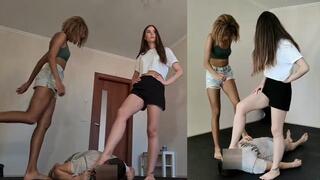 Angie and Laila - Revenge - Mix1 Part2 Laila kicks