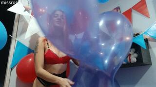 B2p 12 BALLOON white i am sit in Big duck