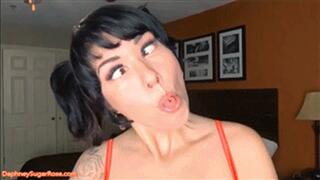 * 854x480p * Eye Crossing Funny Face Silly Girl - Mp4