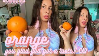 orange you glad you got a taste? CEI task (preview audio on)