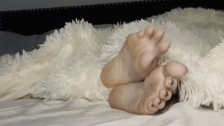 Feet Rubbing in the morning