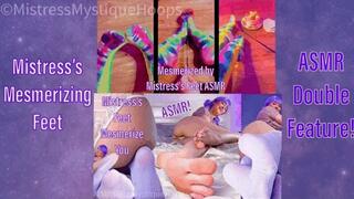 Mistress’s Mesmerizing Feet ASMR Double Feature - Female Domination Foot Fetish with Mistress Mystique - MP4