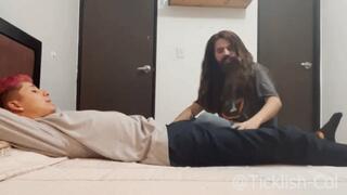 Dude with beautiful uncut cock lets me play with his body Pt 1