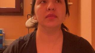 Crying because my baby daddy was being mean