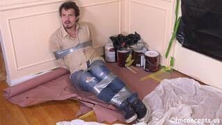 Robby Echo Is Bound All Around With Silver Duct Tape! 1080p Version