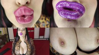 Stepmom mesmerizes you with deep powerful juicy kisses and phenomenal cleavage