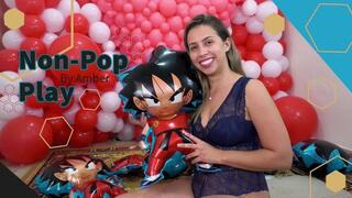 Amber Sexy Non Pop Play With Goku Mylar Foil Balloonsb - 4K