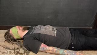 Sharp heels trampling and spiting