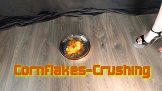 Crushing cornflakes - Kornflakes zertreten