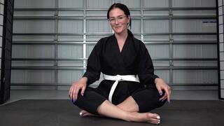 NATASSHA JONES KARATE MEDITATION JOI (4K)