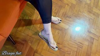 Braga Feet - FootJob In Big Black Cock