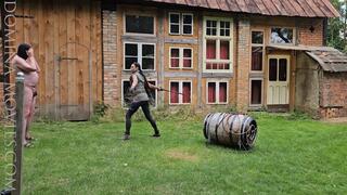 From the Hidden T*** Farm II - Corporal Punishment and Public Shower