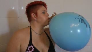 Annadevot - balloons, bathtub, bathing suit