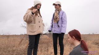 KARINA and SARAH - Do you like to walk with your Mistresses? (4K)
