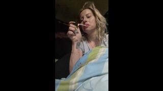 Chain- smoking My first 2 cigs in the morning