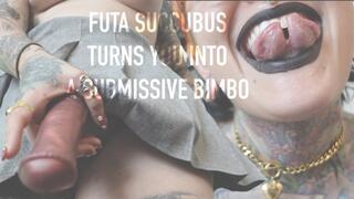 Futa Succubus Turns you into a Submissive Bimbo Slut