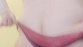 BBW Giantess Wears Tiny In Sock, Then Licks Him