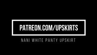 Nani White Panty Upskirt