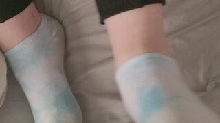 Rubbing His Dick With My Feet