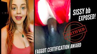 Sissy bb Certified Faggot Homosexual Exposed Mesmerize Blackmail-Fantasy
