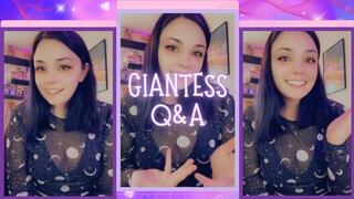 Giantess Q&A