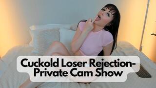Cuckold Loser Humiliation - Private Cam Show (WMV 1080)