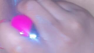 Playing in wet juicy pussy in a sun dress