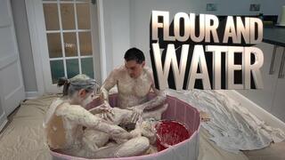 Flour and Water – The worst possible sticky horrific mess (HD)