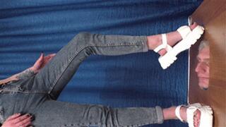 Trampled under big summer sandals (part 2 of 5), flo554x 1080p