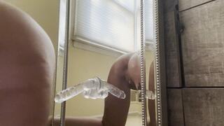 Mirror Dildo Play