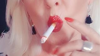 Spoiled Queen Joan wants more of your money hooked Junkie-Findom smoking
