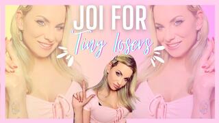 JOI For Tiny Losers 1080WMV - Goddess Aurora Jade - Bratty blonde Barbie humiliates you for your small loser dick and tells you how to jerk off