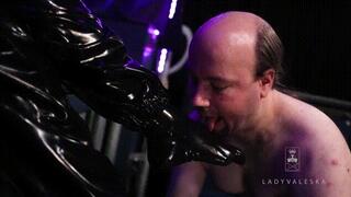 Worshipping Latex Toe Socks - And Sweaty Feet (wmv)