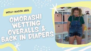 Omorashi Overall Wetting Back In Diapers