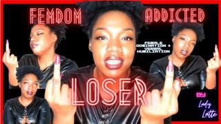Femdom Addicted LOSER - Verbal Humiliation Middle Finger Fetish Female Domination Humiliatrix - MOV