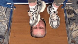 College girl in Balenciaga 3XL sneakers crushes my face (part 1 of 5), flo558x 1080p