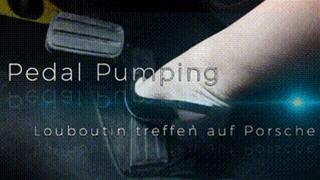 Pedal pumping Louboutin meets Porsche