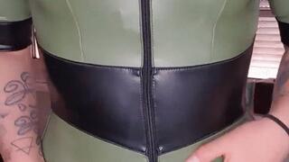 I love the sound of my whip on latex