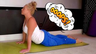 Stinky Salutations Yoga Class Farts and Deep Breathing