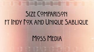 Size comparison ft Indy Fox Ft Unique Sablique