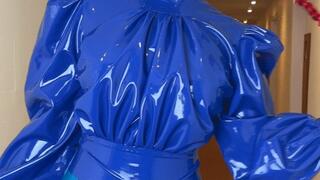 Blue latex in public