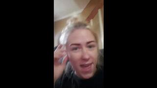 Full Skinny Blonde Fucked in BDSM Lingerie Scene