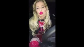 Cheeky chain smoking cheerleader bitch part 1