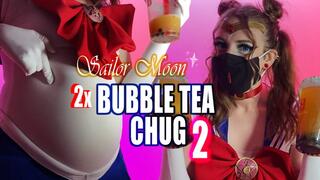 Sailor Moon Cosplay Double Bubble Tea Bloat Chug 2